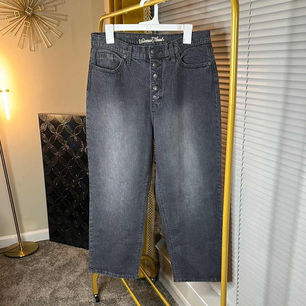 Women's Gray Ankle Jeans